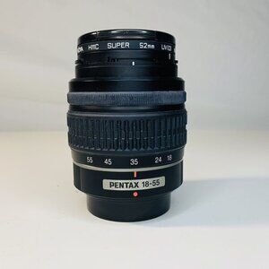 Pentax SMC DAL 18-55mm f/3.5-5.6 Digital zoom Lens HOYA Filter mint condition